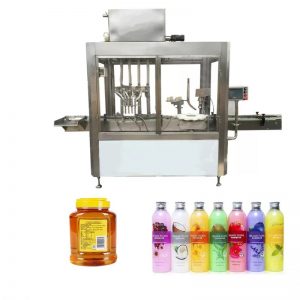 رنگین ٹچ اسکرین تیل کی بوتل بھرنے والی مشین