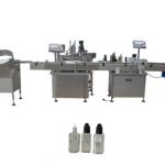 پیریسٹالٹک پمپ فلنگ کیپنگ لیبل لگانے والی مشینیں 60 ملی لیٹر ایک تنگاوالا بوتلوں کے لئے استعمال کی جاتی ہیں