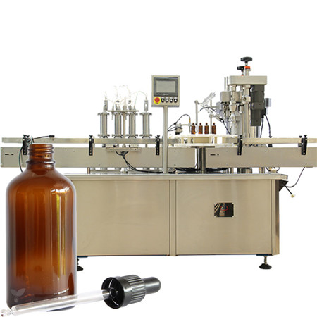 الیکٹرک 5-30 ملی لٹر ڈراپر آئل کی بوتل مائع کیمیائی فلنگ مشین